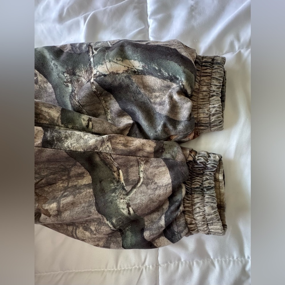 **Gamehide/Mossy Oak Break-Up Lined Camouflage Hunting Jacket Boy's Size L” - Picture 12 of 13